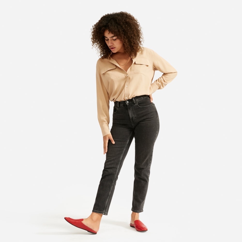 Everlane The Day Loafer Mule In Red Size 7.5 - Picture 12 of 13